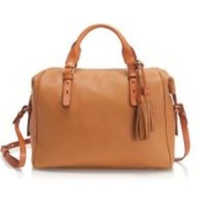 J. Crew Pebbled Leather Hayden Satchel Crossbody